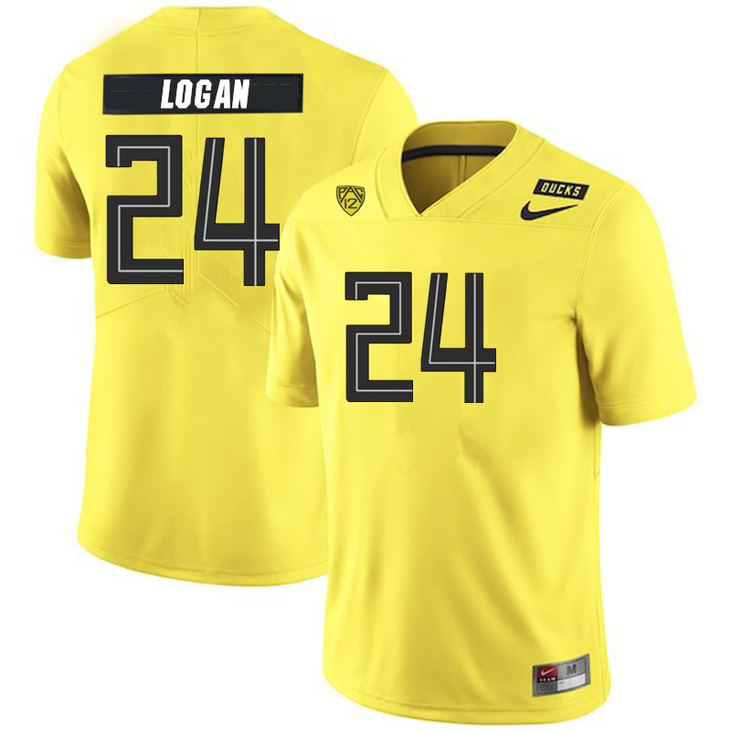 2019 Men #24 Vincenzo Logan Oregon Ducks College Football Jerseys Sale-Yellow